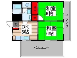 コ―ポユアサの物件間取画像